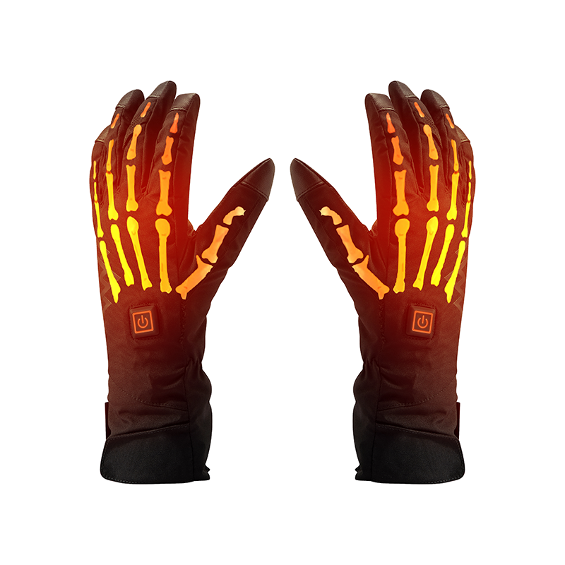 Νέα τάση unisex ηλεκτρική μπαταρία θερμαινόμενα γάντια, επαναφορτιζόμενα γάντια θερμότητας