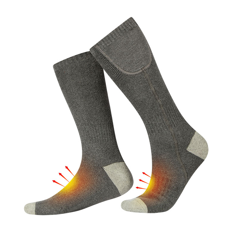 Θερμαινόμενες κάλτσες πεζοπορίας για τον καιρό Clod, επαναφορτιζόμενες θερμότερες μπαταρίες για χρονικά κρύα πόδια